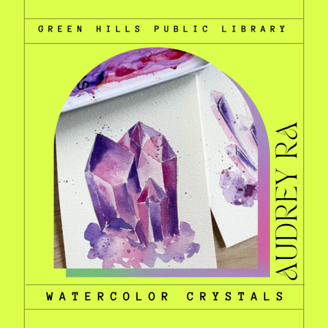 watercolor crystals 