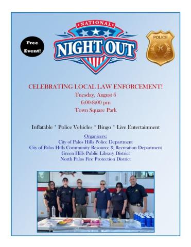 Palos Hills National Night Out 