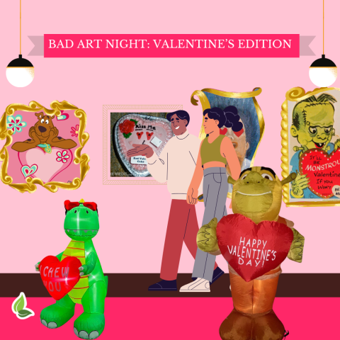 valentine's bad art night 