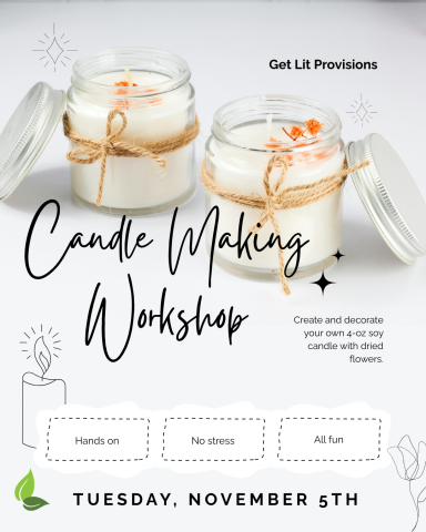 Candle making workshop