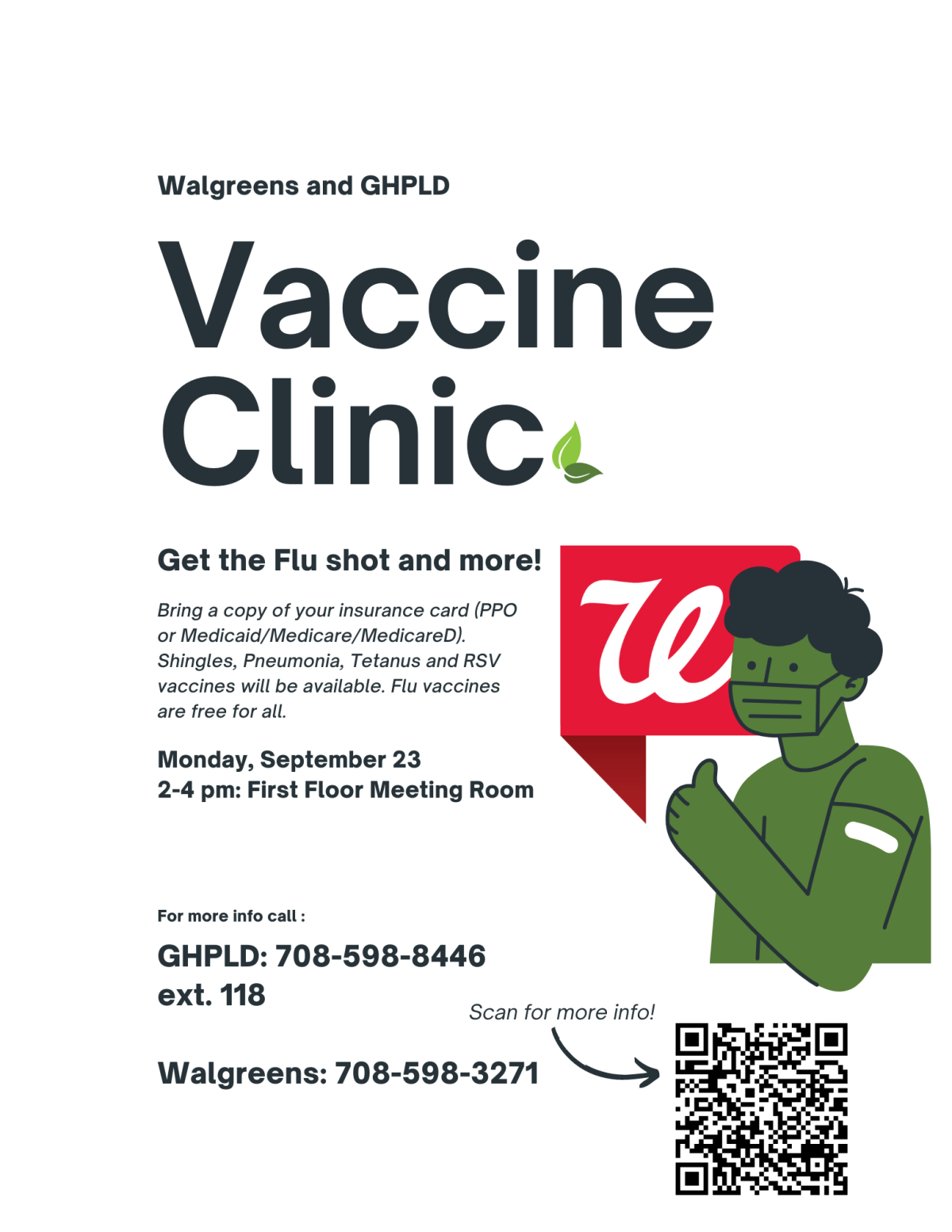 Vaccine clinic flyer 