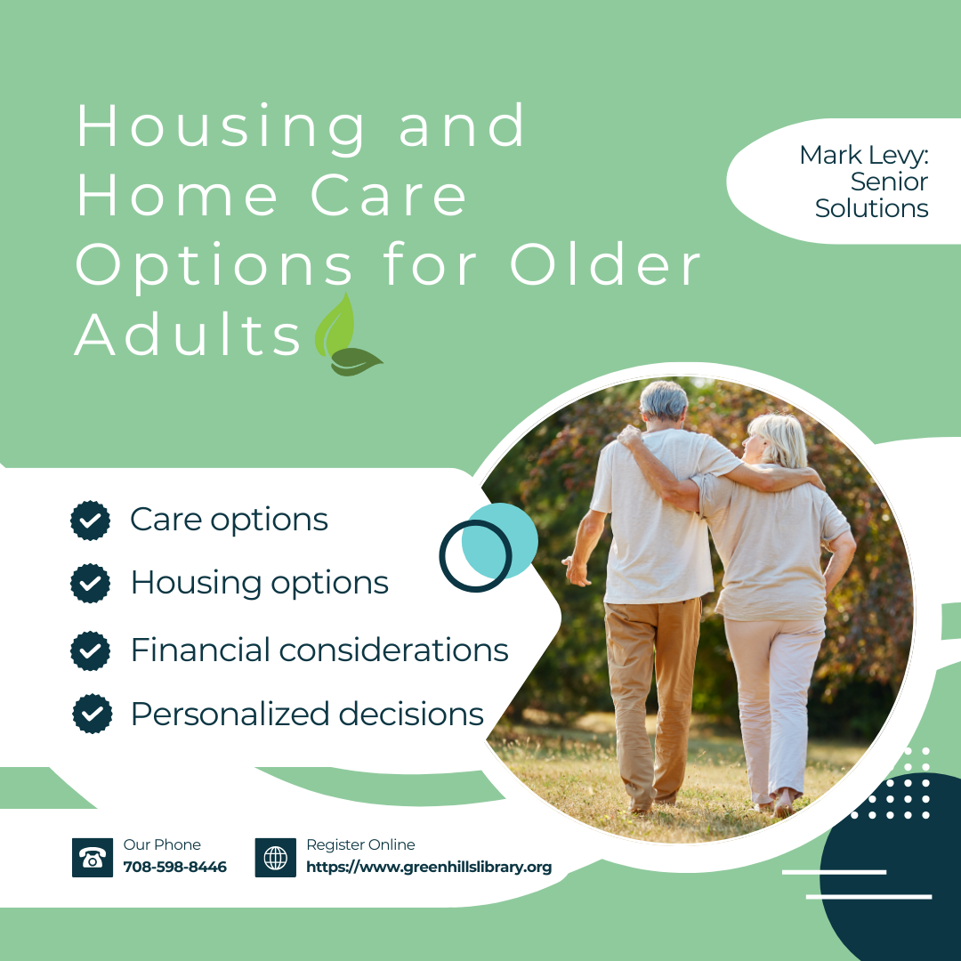 housing and home care options for older adults
