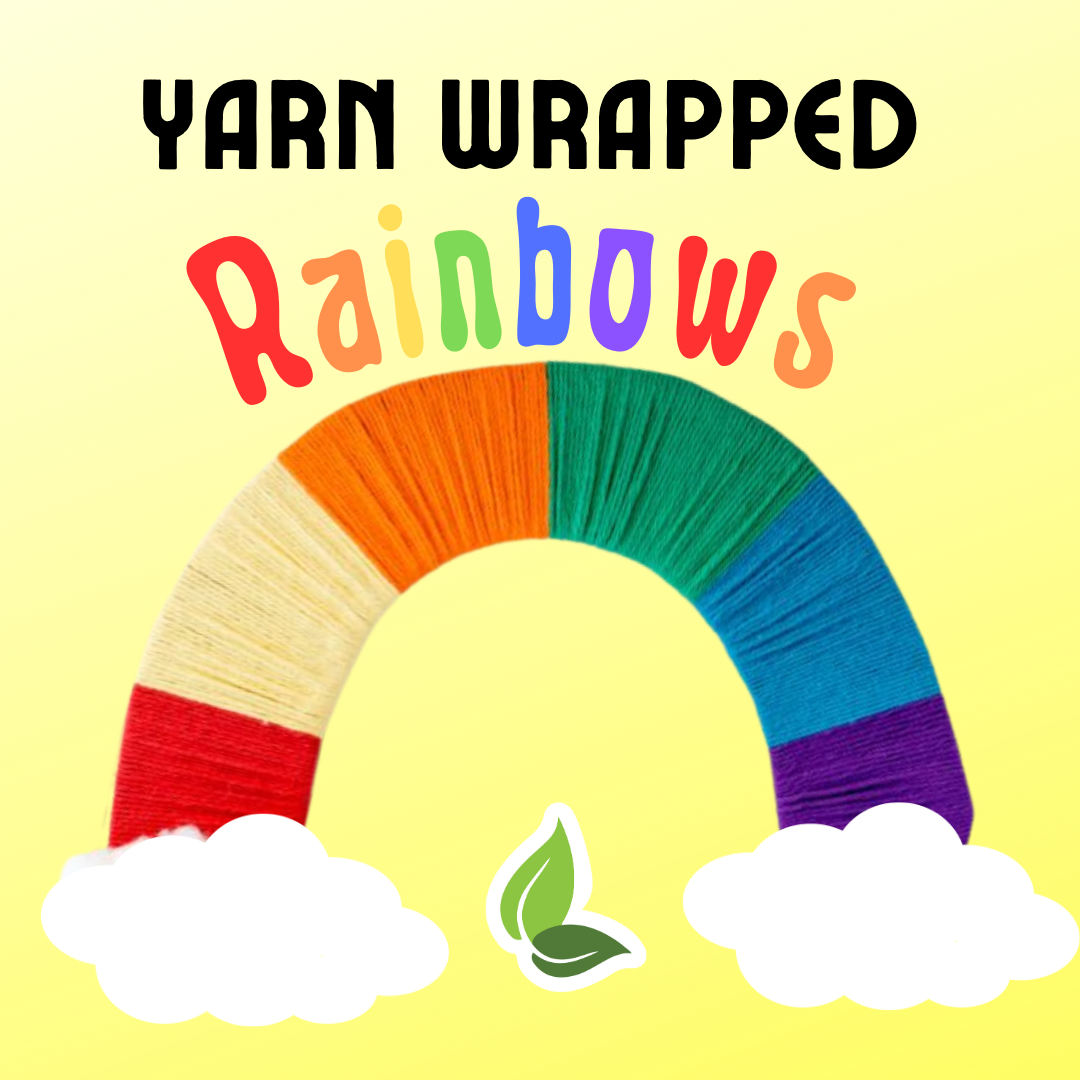 Yarn Wrapped Rainbows