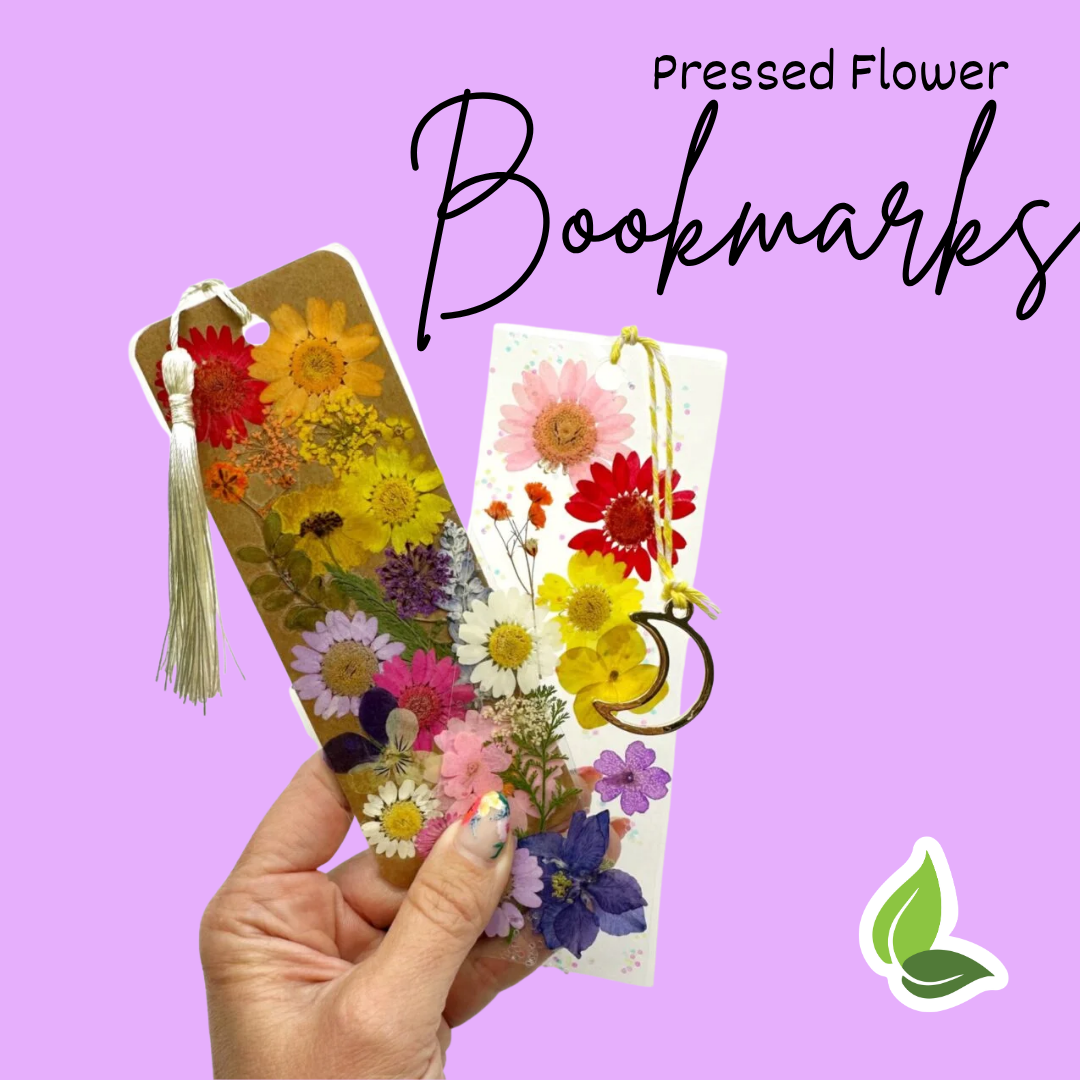 Pressed Flower Bookmarks*