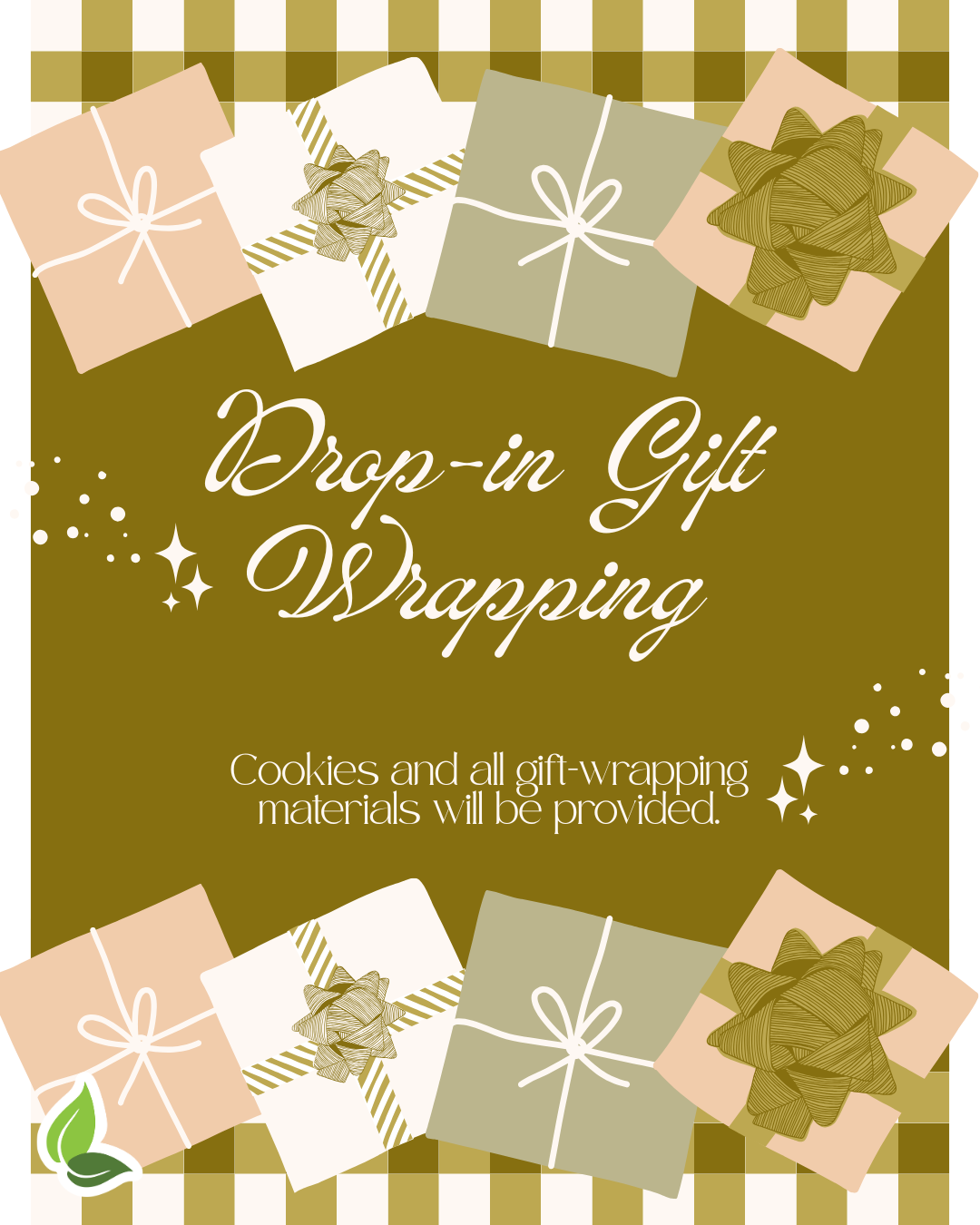 Drop-in Gift Wrapping 