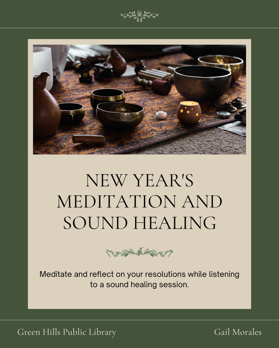 New Year's Meditation and Sound Healing