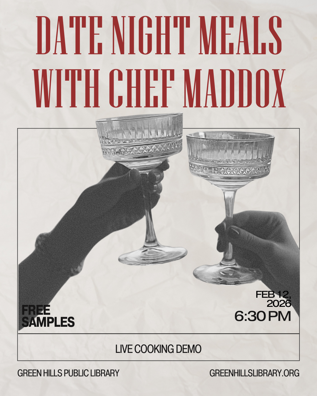 Date Night Meals with Chef Maddox